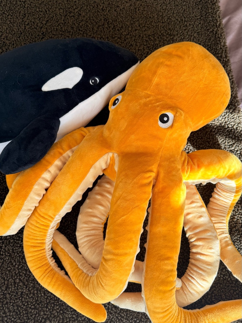 IKEA Orca & Octopus Stuffed Animal
